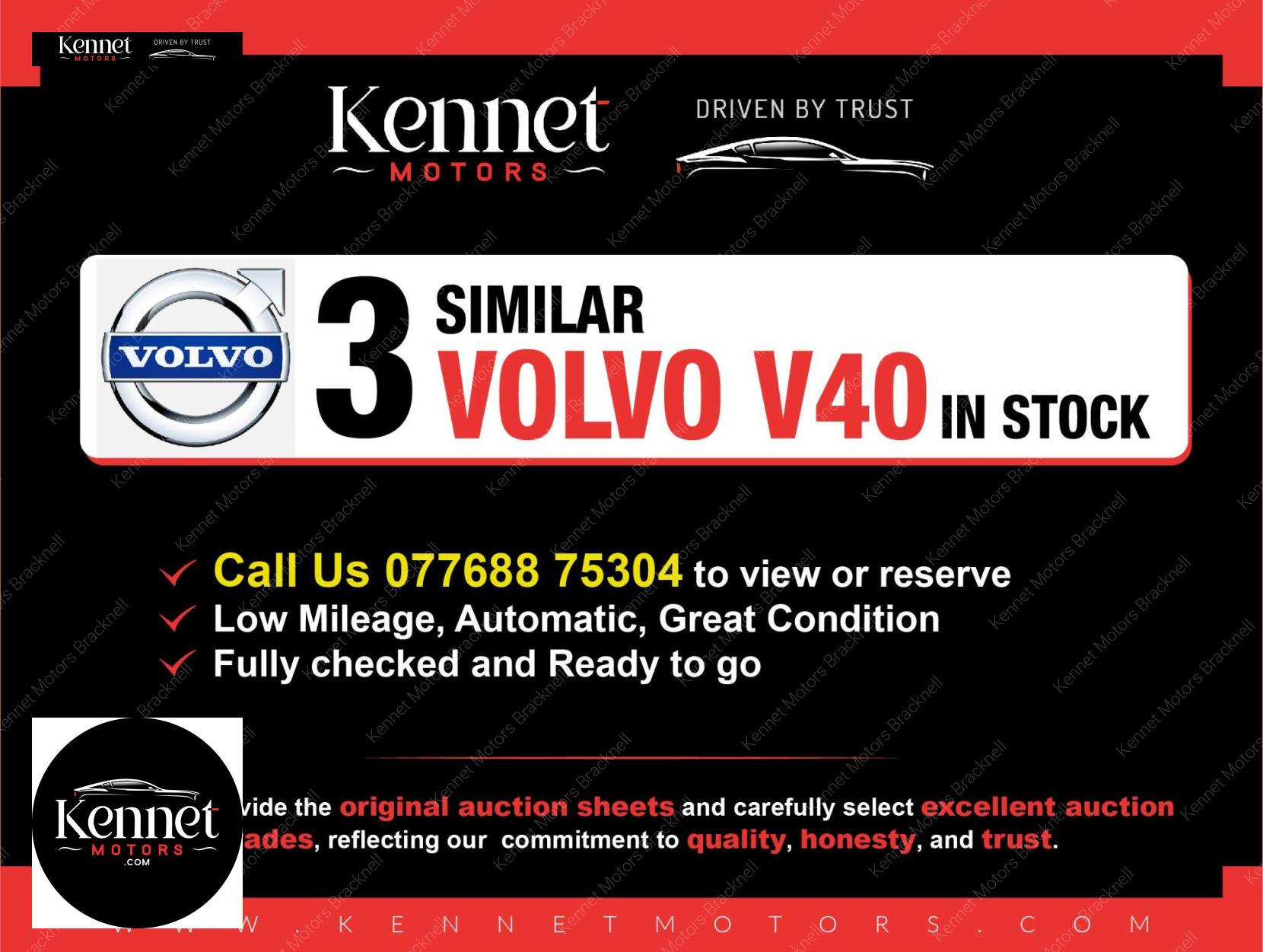 Volvo V40 1.6 T4 SE Lux Nav Hatchback 5dr Petrol Powershift Euro 5 (s/s) (180 ps)
