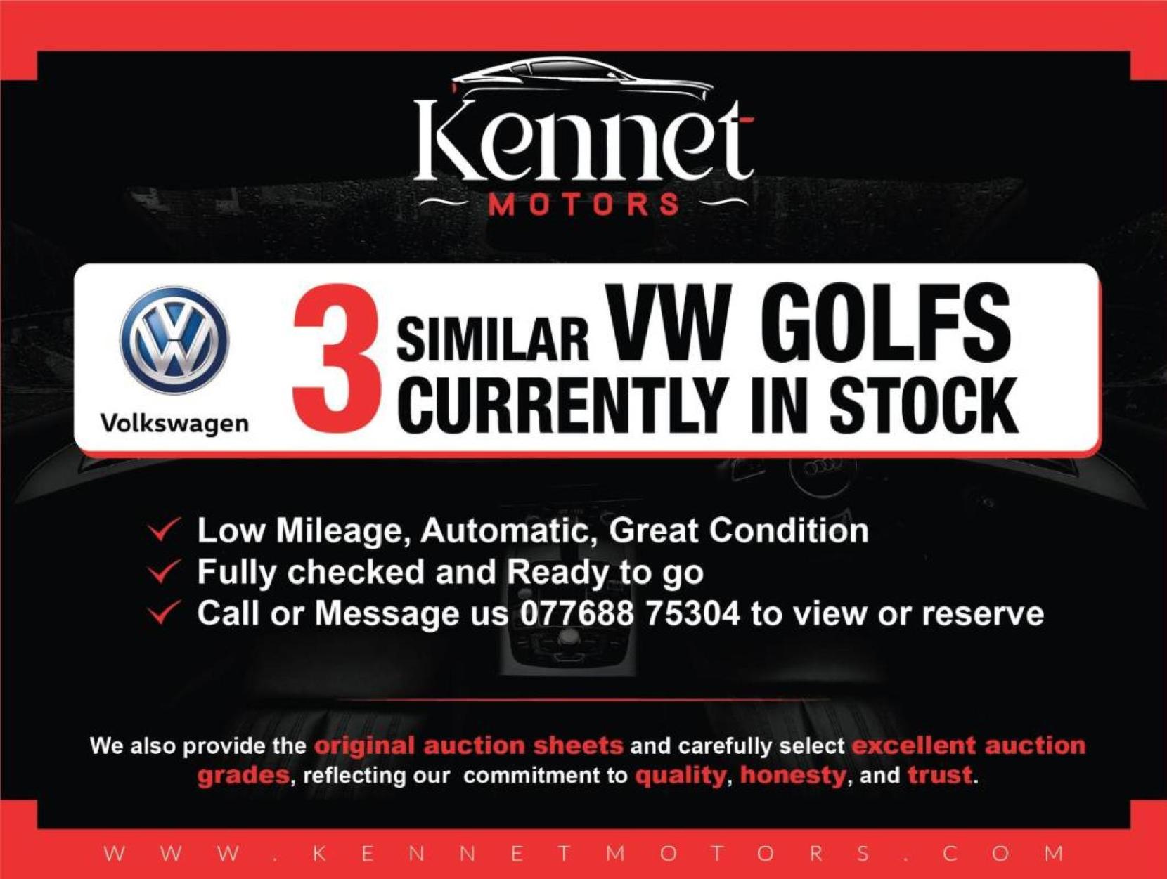 Volkswagen Golf 1.4 TSI Match Hatchback 5dr Petrol DSG Euro 5 (122 ps)